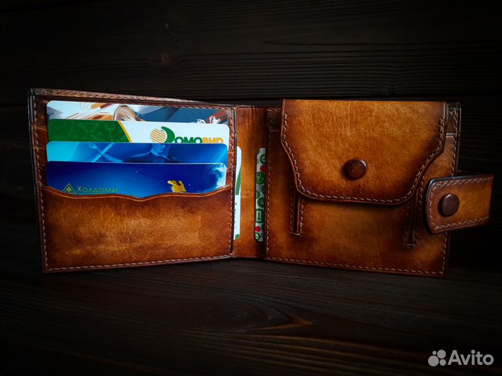 Кошелек и картхолдер авторской работы