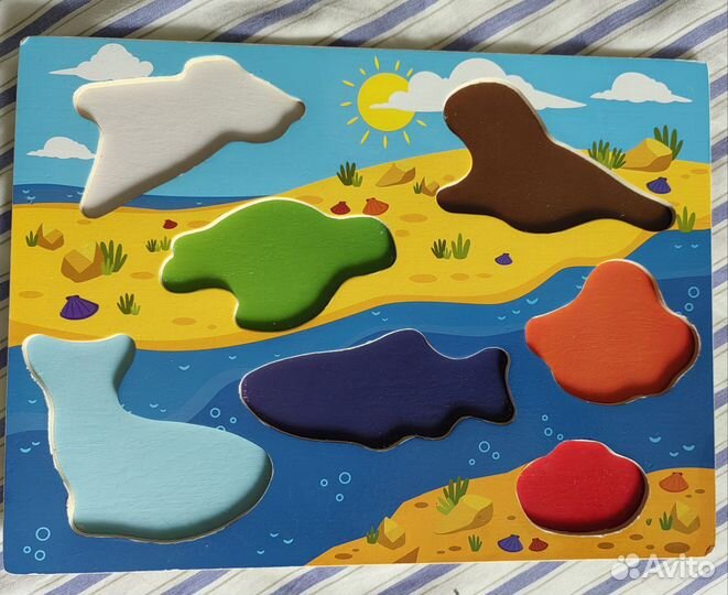 Вкладыши, мозайка, пазлы для детей