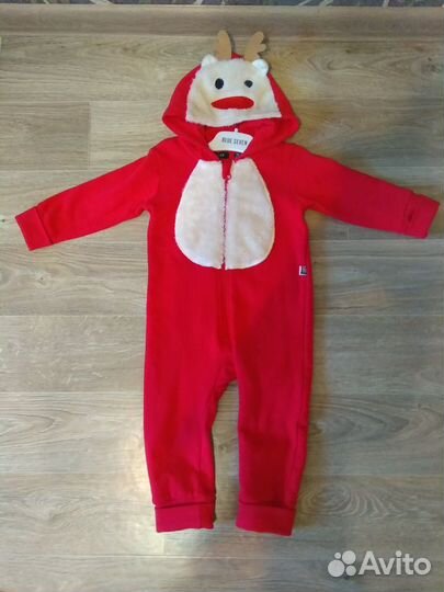 Новогодний комбинезон оленя