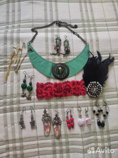 Бижутерия, серьги ручной работы