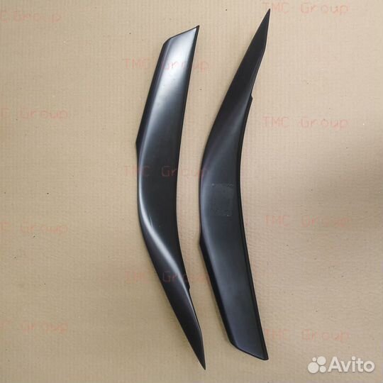 Реснички на фары Hyundai Solaris I (14-17) рестайл