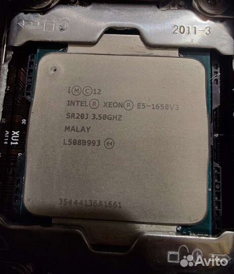 Intel xeon e5 1650V3 6ядер/12потоков