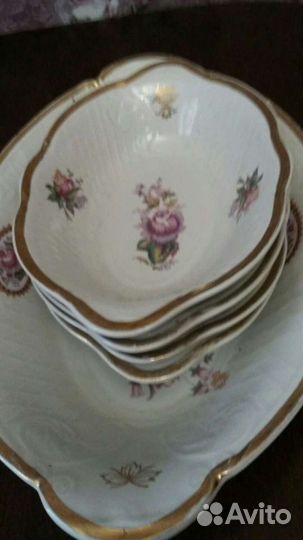 Блюдо в количестве пяти штук-50-60годы