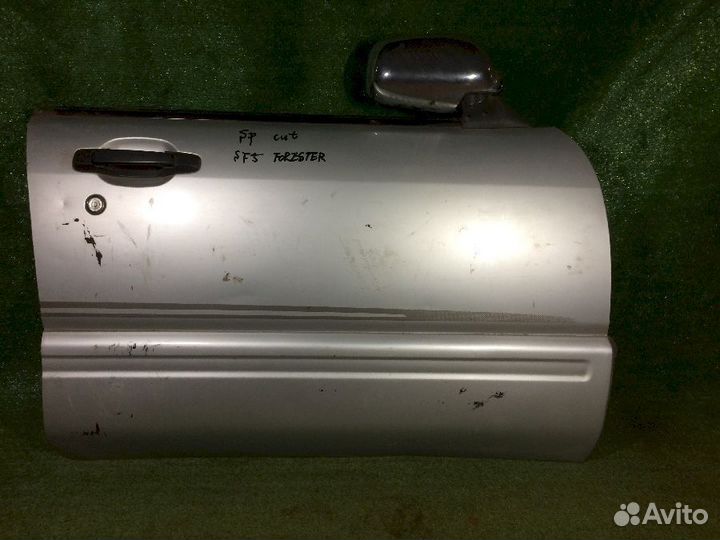 Дверь передняя правая Subaru Forester SF5 Серебро