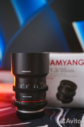 Объектив Samyang 35mm T1.3 ED AS UMC CS Sony E