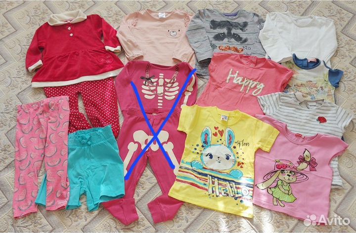 Пакет вещей N 21 на девочку, р. 86-92