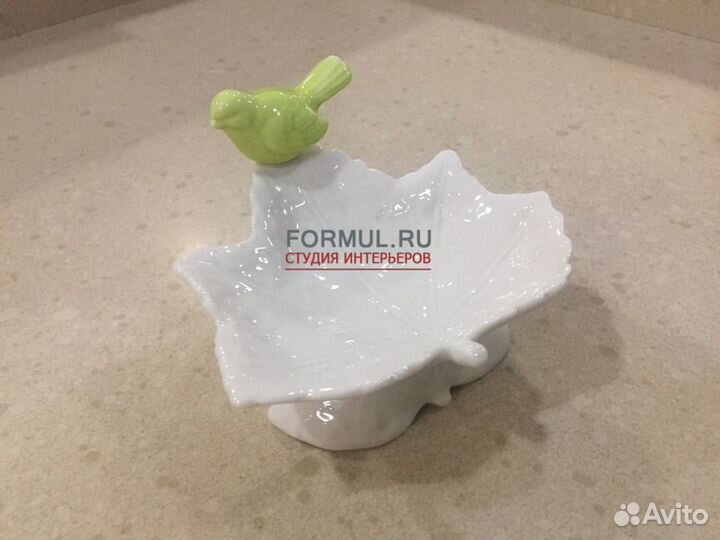 227684 Блюдо Птичка