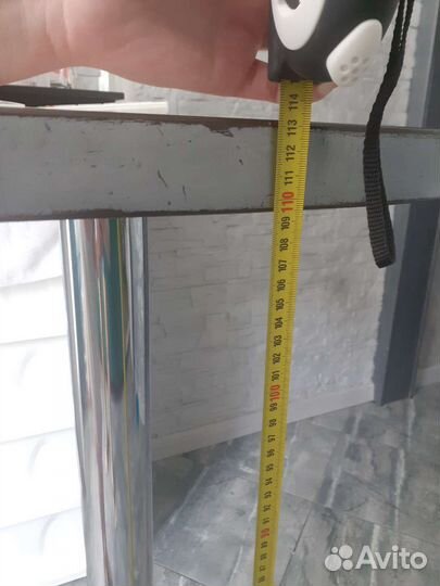 Опора/Ножка для барной стойки, хром