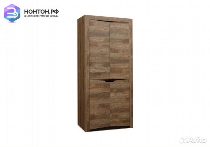 Шкаф Лючия 2-дверный с полками кейптаун