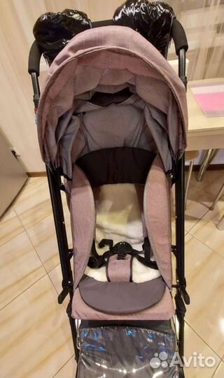 Детские санки коляска с колесами