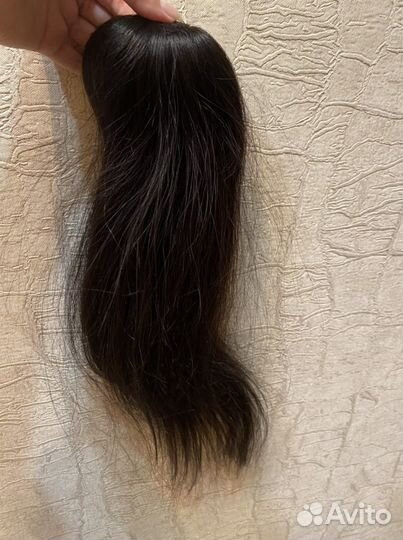 Хвост из натуральных волос
