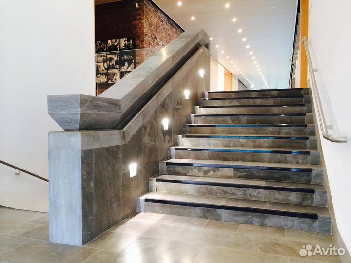 Лестница из камня. Изготовление и установка