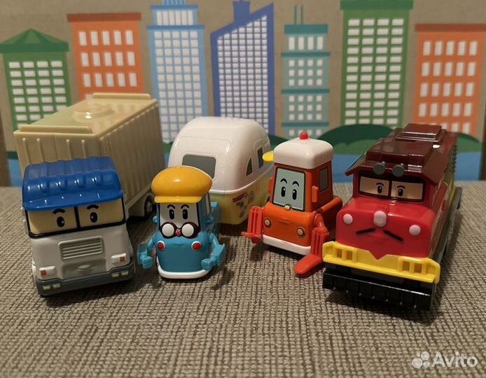 Робокар Полли редкие герои новые