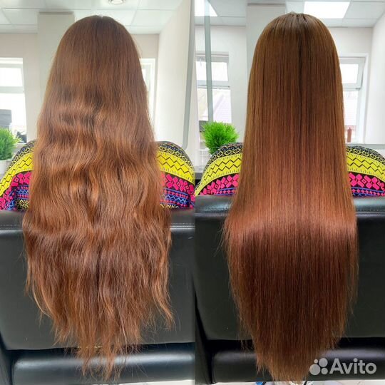 Кератиновое выпрямление