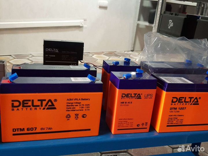 Аккумуляторы delta GEL
