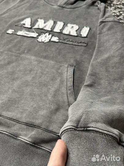 Худи amiri серое