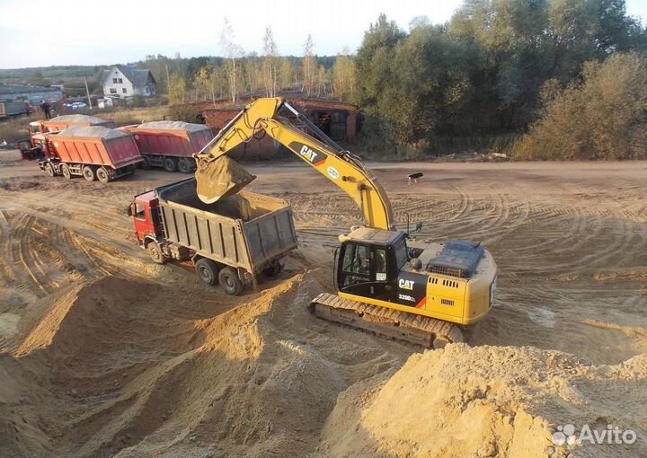 Аренда экскаватора гусеничного с гидромолотом