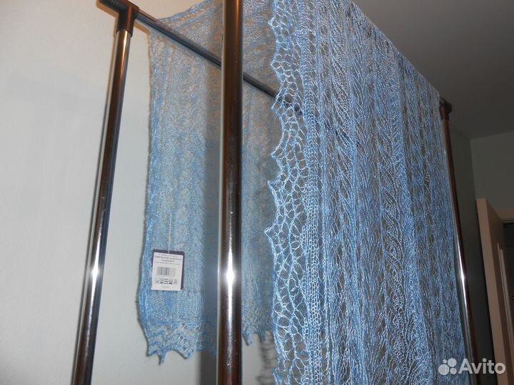 Палантин пуховый. Платок Оренбургский 60*180