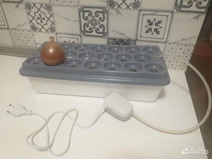 Гидропонная установка для выращивания лука на перо