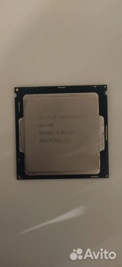 Процессор intel pentium g4400+ кулер