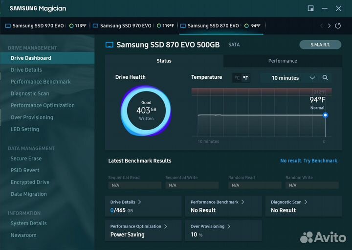 Ssd Samsung 870 evo 500gb оригинал