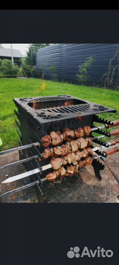 Разборный вертикальный мангал