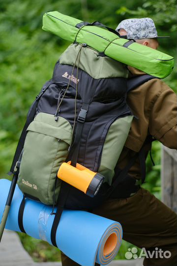 Рюкзак мужской большой в поход 50л Сталкер