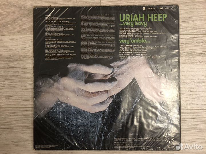 Lp Uriah Heep - Very 'eavy Very 'umble