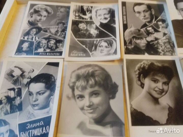 Открытки с актерами СССР