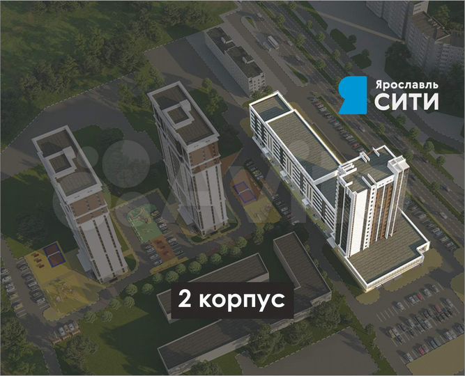 1-к. квартира, 53,4 м², 4/19 эт.