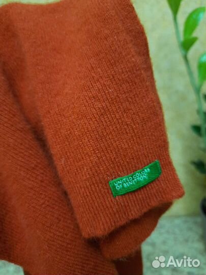 Benetton шарф шерсть и ангорка