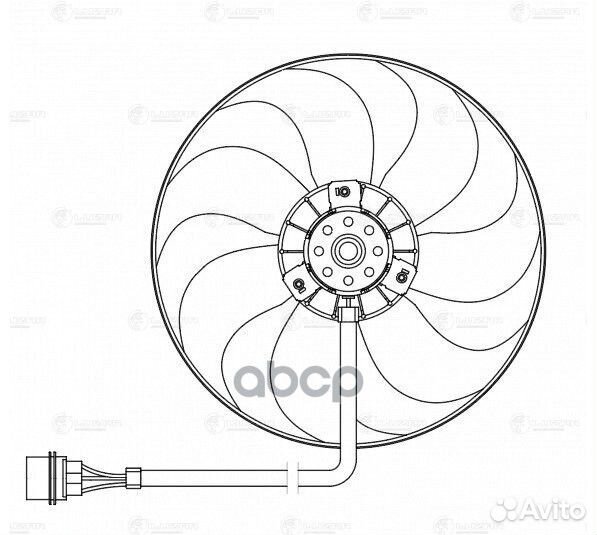 LFC 1801 luzar Э/вентилятор охл. Skoda Octavia
