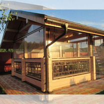 Мягкие окна на беседку. Гибкие окна