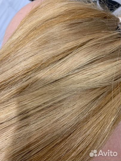 Волосы для наращивания натуральные 45 см