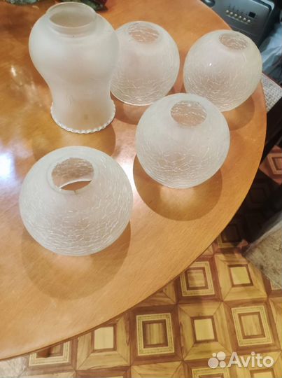 Плафоны для люстры 5 шт