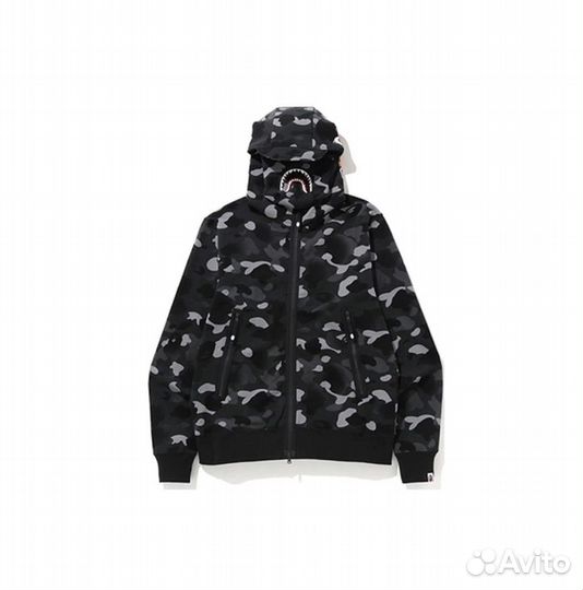 Оригинальный Zip Hoodie Bape Camo mask