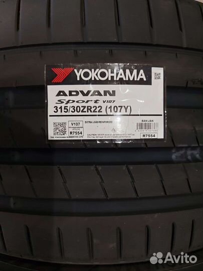 Yokohama Advan Sport V107 275/35 R22 и 315/30 R22