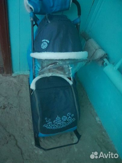 Санки коляска ника