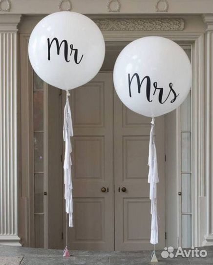 Гелиевые шары с доставкой на свадьбу/девичник