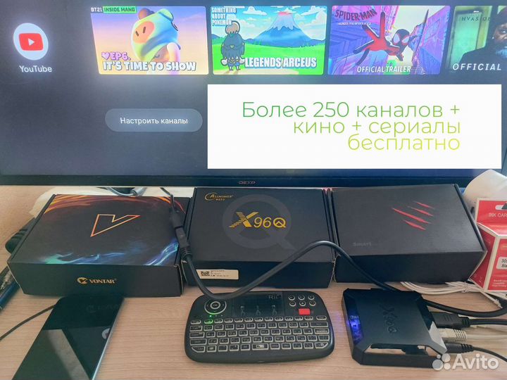X96mini Смарт 268каналовтв,кино приставка