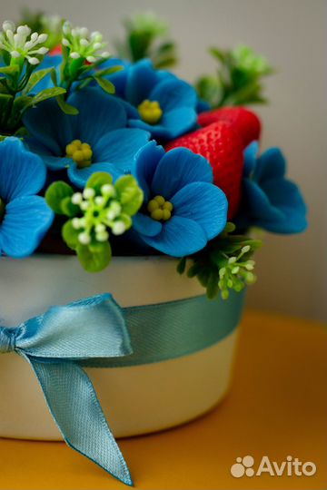 Букет цветов из мыла 