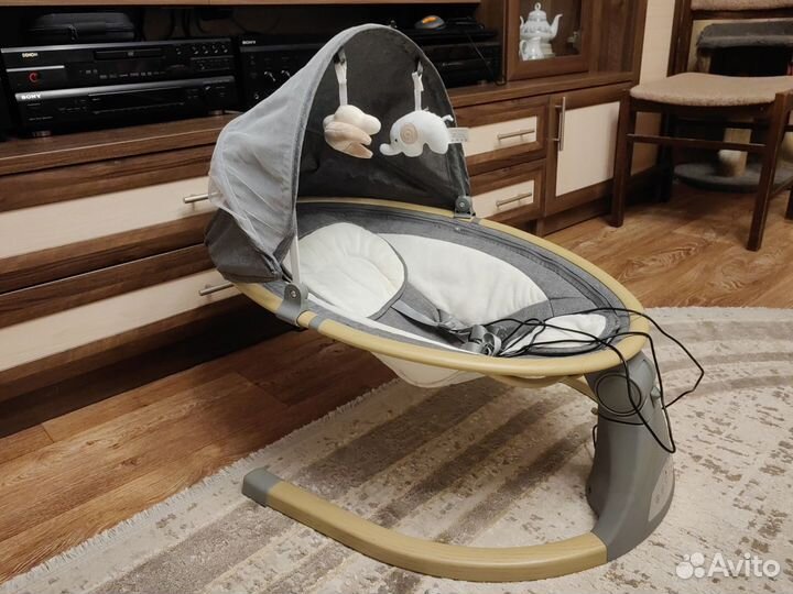 Электрокачели для новорожденных Amarobaby