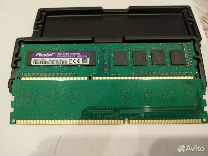 Оперативная памятьDdr3 8gb 1333MHz и 1600Mhz