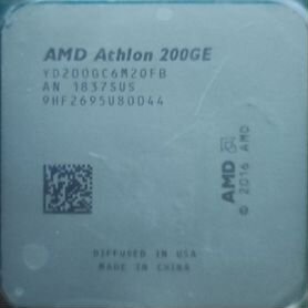 Процессор AMD athlon 200GE