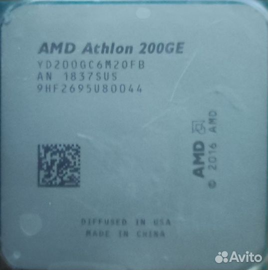 Процессор AMD athlon 200GE