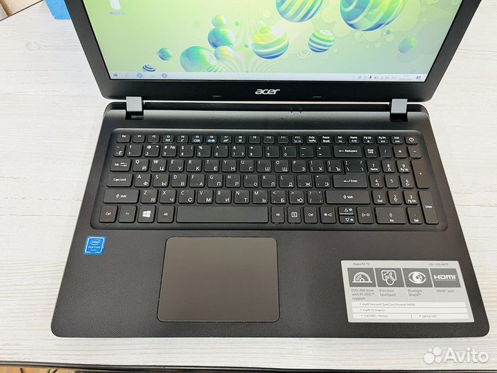 Новый быстрый ноутбук Acer es1