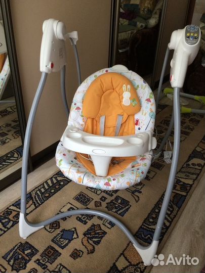 Электронные качели graco