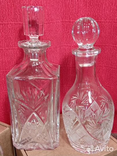 Штофы и графины СССР