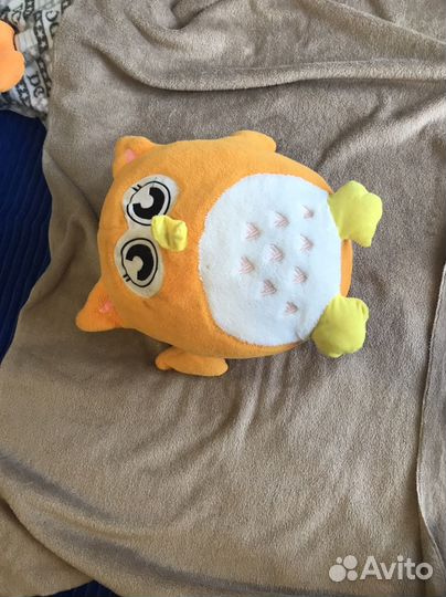 Игрушка сова 3в1 с пледом