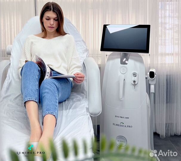 Диодный лазер для эпиляции Lumines Макс Плюс 2000вт